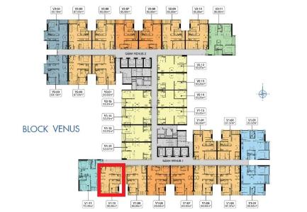 layout căn hộ Q7 Saigon Riverside Bán căn hộ Q7 Saigon Riverside thuộc tầng cao, diện tích 66.66m2 