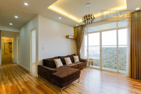 Phòng Khách Căn hộ tầng cao chung cư Bình Khánh thiết kế đẹp, đầy đủ tiện nghi