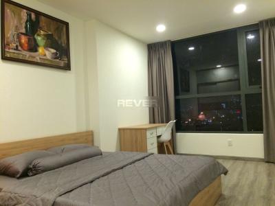 Phòng ngủ căn hộ Riva Park Căn hộ Riva Park tầng trung đầy đủ nội thất, màu sắc trung tính.