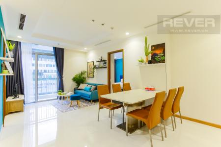 Bàn Ăn Căn hộ Vinhomes Central Park tầng thấp Landmark 3 thiết kế hiện đại, trẻ trung