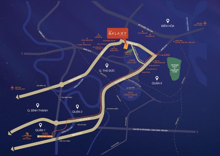 New Galaxy - vị trí dự án New Galaxy