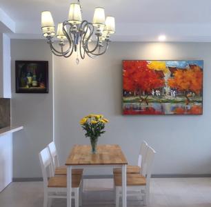 Bán căn hộ The Gold View thuộc tầng trung, diện tích 91m2 gồm 2 phòng ngủ, đẩy đủ nội thất