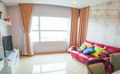 Phòng khách căn hộ SUNRISE CITY Cho thuê căn hộ Sunrise City 1 phòng ngủ, diện tích 60m2, đầy đủ nội thất, view thông thoáng
