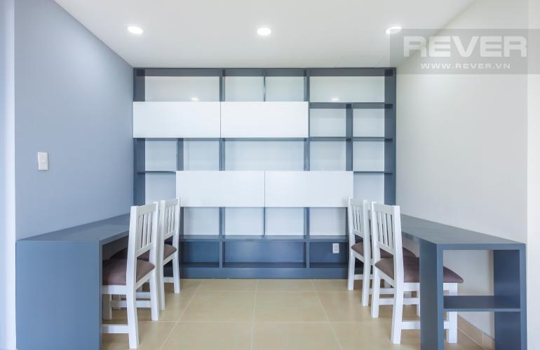 Phòng làm việc Căn hộ Masteri Thảo Điền tầng cao T4B 3 phòng ngủ, nội thất tinh tế