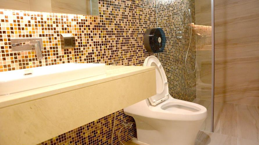 Phòng tắm căn hộ dịch vụ Căn hộ dịch vụ Kim Residence đầy đủ nội thất, view thoáng mát.