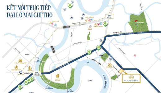 Vị trí dự án VICTORIA VILLAGE Bán căn hộ Victoria Village diện tích 67m2, 2 phòng ngủ. Ban công hướng Đông Nam.