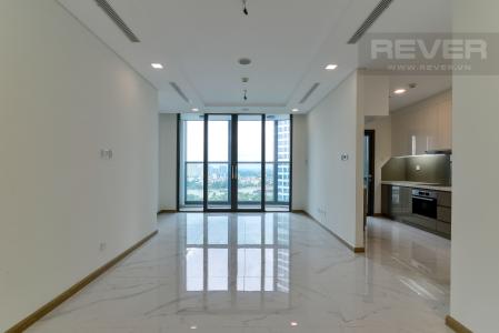 Phòng Khách Bán hoặc cho thuê căn hộ Vinhomes Central Park 3PN, tháp Landmark 81, view sông và công viên