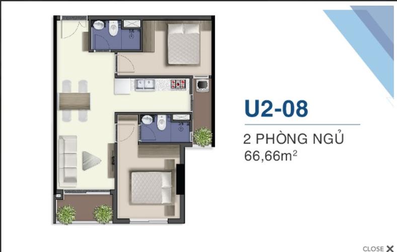 mặt bằng căn hộ q7 saigon riverside Căn hộ Q7 Saigon Riverside nội thất cơ bản, view thoáng mát.