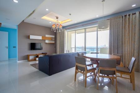 Căn hộ The Estella Residence 3 phòng ngủ tầng trung 4A hướng Nam