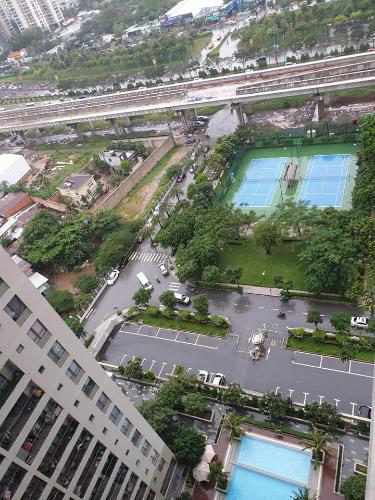 View căn hộ Masteri Thảo Điền Căn hộ tầng 22 Masteri Thảo Điền, nội thất đầy đủ