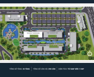 mặt bằng chung dự án River Panorama Bán căn hộ River Panorama sắp được bàn giao, tiện ích đa dạng