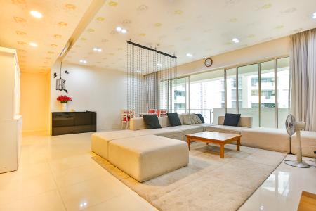 Phòng Khách Căn hộ Estella An Phú tầng trung, view đẹp, thiết kế sang trọng