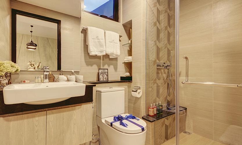 TOILET căn hộ Feliz En Vista Căn hộ Feliz En Vista tầng cao đầy đủ nội thất, view nội khu.
