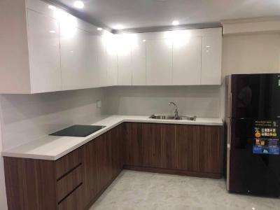 Phòng bếp căn hộ Homyland 2 Căn hộ tầng trung Homyland 2 Block B, thiết kế hiện đại.