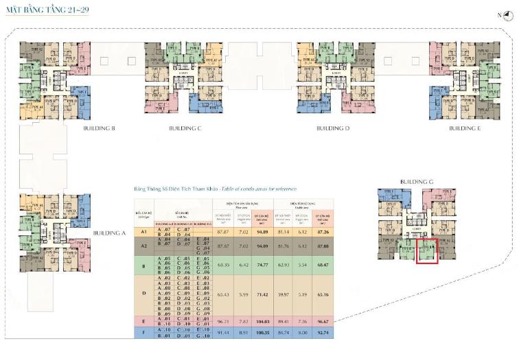 Mặt bằng tầng căn hộ Saigon South Residence Bán căn hộ Saigon South Residence thô, ban công hướng Tây.