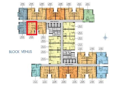 Mặt bằng căn hộ Q7 Saigon Riverside Bán căn hộ Q7 Saigon Riverside, diện tích 66.66m2