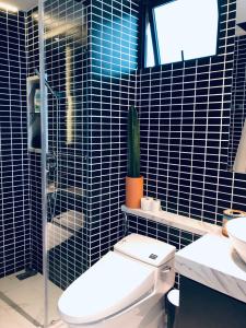 Phòng tắm căn hộ Vista Verde Căn hộ tầng cao Vista Verde đầy đủ tiện nghi, view thành phố.