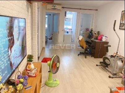 Phòng khách chung cư Vạn Đô Quận 4 Căn hộ chung cư Vạn Đô 2 phòng ngủ, đầy đủ nội thất.