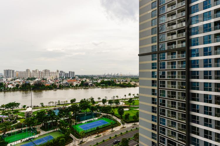 View Bán căn hộ Vinhomes Central Park tầng trung 3PN đầy đủ nội thất view sông