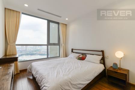 Phòng ngủ Căn hộ Vinhomes Central Park tầng cao L2, 1 phòng ngủ, đầy đủ nội thất