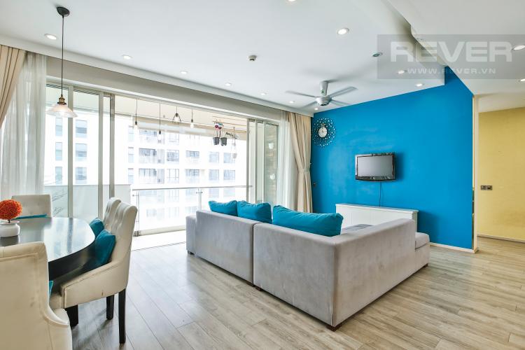 Phòng Khách Căn hộ The Estella Residence 2 phòng ngủ tầng cao 4B hướng Bắc