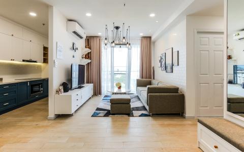 Căn hộ Happy Residence 2 phòng ngủ tầng trung tháp B nội thất đầy đủ