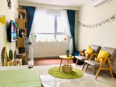 Bên trong căn hộ Topaz Elite Căn hộ Topaz Elite hướng Tây Bắc, view thành phố.