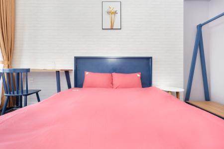 Phòng ngủ căn hộ The Sun Avenue Căn hộ The Sun Avenue tầng trung, view thành phố nhộn nhịp.