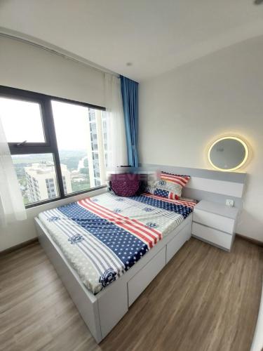 Phòng ngủ Vinhomes Grand Park Quận 9 Căn hộ Vinhomes Grand Park tầng cao, view sông trữ tình thoáng mát.