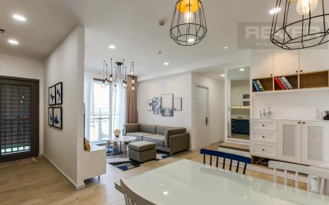 Phòng Khách Căn hộ Happy Residence 2 phòng ngủ tầng trung tháp B nội thất đầy đủ