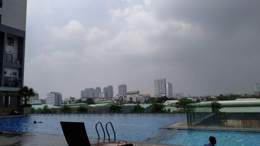 Hồ bơi M-One Nam Sài Gòn, Quận 7 Căn hộ Office-tel M-One Nam Sài Gòn tầng thấp, view quận 1 sầm uất