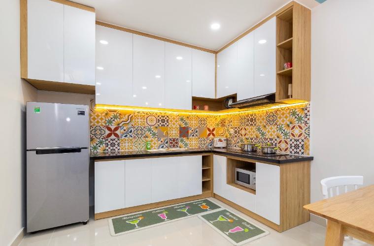 Bếp căn hộ The Sun Avenue Căn hộ The Sun Avenue nội thất hiện đại, view thành phố sầm uất.