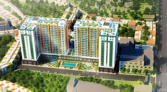 Melody Residences, Tân Phú Căn hộ Melody Residences tầng 10, view nội khu thoáng mát.