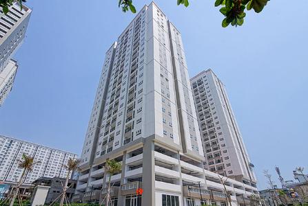 Tòa nhà dự án Richmond City Bán căn hộ tầng cao Richmond City nội thất cơ bản view thành phố.