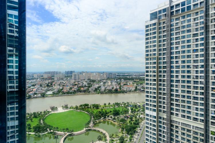 View Bán hoặc cho thuê căn hộ Vinhomes Central Park 3PN, tháp Landmark 81, đầy đủ nội thất, view sông Sài Gòn