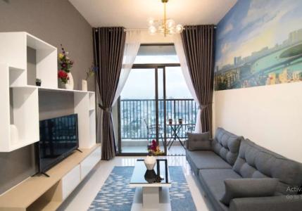 Phòng khách Jamila Khang Điền, Quận 9 Căn hộ Jamila Khang Điền tầng cao, view thành phố sầm uất.