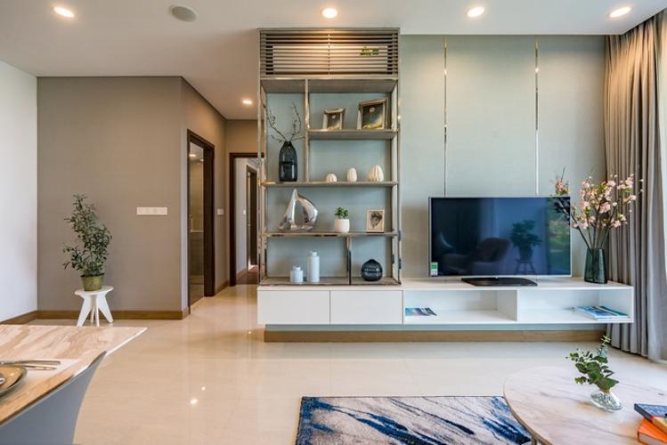 căn hộ mẫu ONE VERANDAH Bán căn hộ One Verandah 2PN, diện tích 80m2, view sông và Đảo Kim Cương