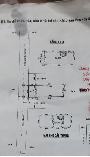 Bản vẽ nhà phố đường số 8, Gò Vấp Nhà phố hướng Tây Nam, diện tích 50m2, hẻm 3m thông thoáng.