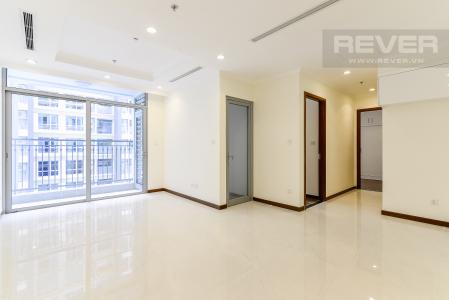 Phòng Khách Officetel Vinhomes Central Park 2 phòng ngủ nhà trống