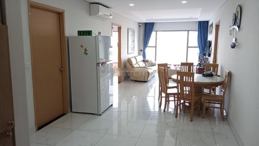 Phòng khách An Gia Skyline Căn hộ An Gia Skyline hướng Tây Nam, view trung tâm Quận 1.