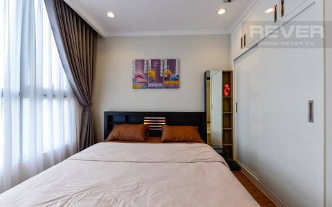 phòng ngủ Căn hộ Vinhomes Central Park tầng cao Central 2 view sông