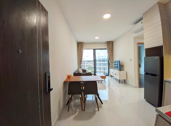 Phòng khách căn 2PN Safira Cho thuê căn hộ Safira Khang Điền đầy đủ nội thất, view nội khu.