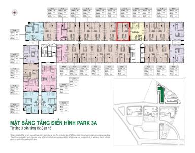 Layout Picity High Park, Quận 12 Căn hộ Picity High Park tầng trung, view hồ bơi.