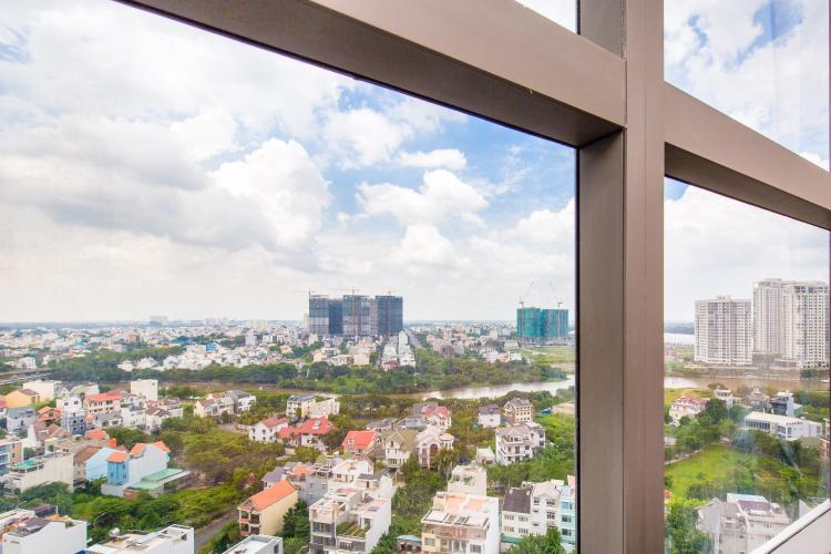 View cảnh căn hộ The Sun Avenue Căn hộ The Sun Avenue tầng trung, view thành phố nhộn nhịp.