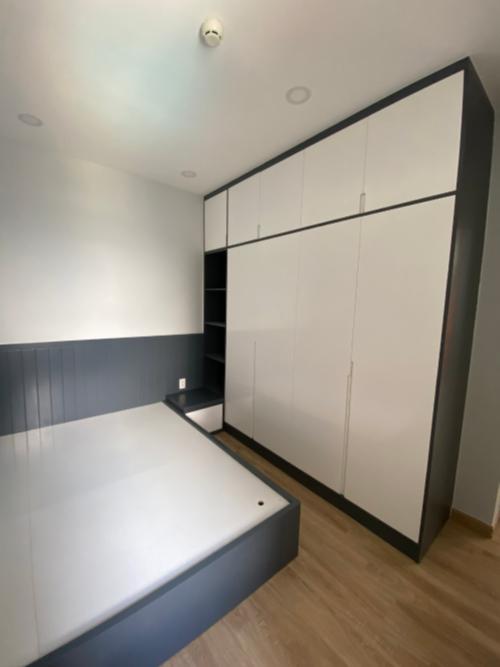 Phòng ngủ căn hộ Saigon South Residence Căn hộ Saigon South Residence tầng cao, đầy đủ nội thất