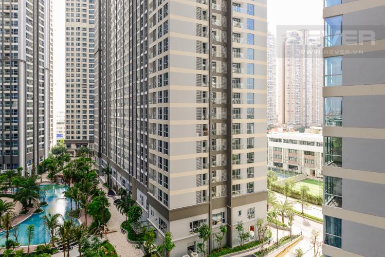 View Căn góc Vinhomes Central Park 2 phòng ngủ tầng thấp Park 4