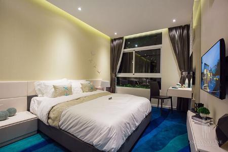 nhà mẫu Angia Skyline Căn hộ An Gia Skyline tầng cao, nội thất cơ bản