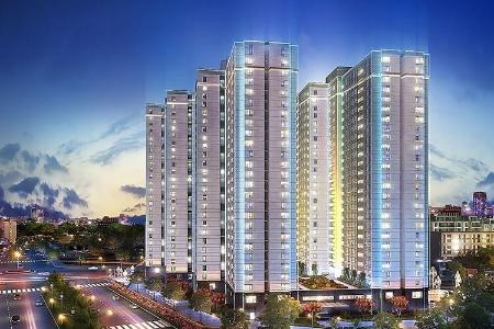 City Gate Quận 8 Căn hộ City Gate tầng trung, bàn giao nội thất cơ bản.