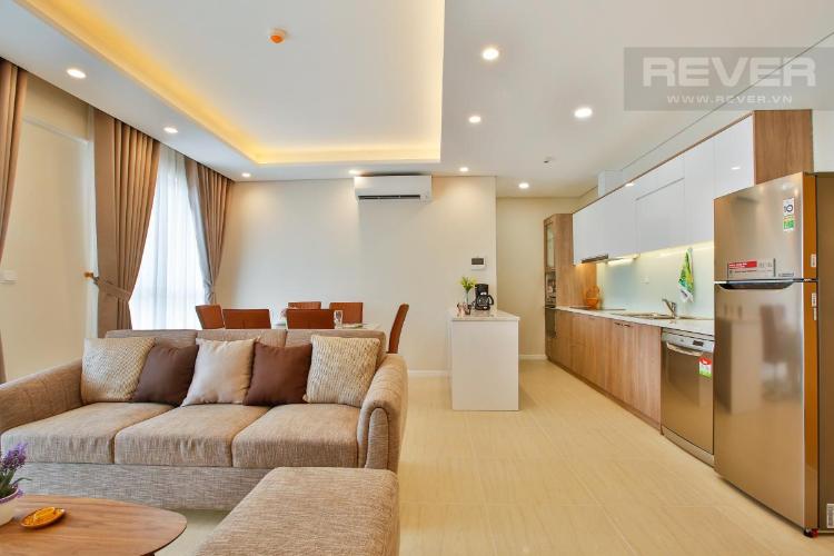 Phòng ăn Diamond Island Quận 2 Căn hộ Đảo Kim Cương tầng trung, thiết kế hiện đại.