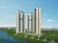 Palm City - Phối cảnh khu tòa nhà cao tầng Palm Heights - Palm City